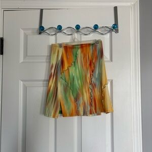 Multicolor Abstract Women's Skirt